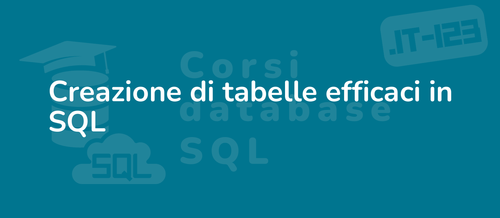 clean and modern workspace with a laptop coding symbols and sql queries displayed on a screen emphasizing effective table creation in sql