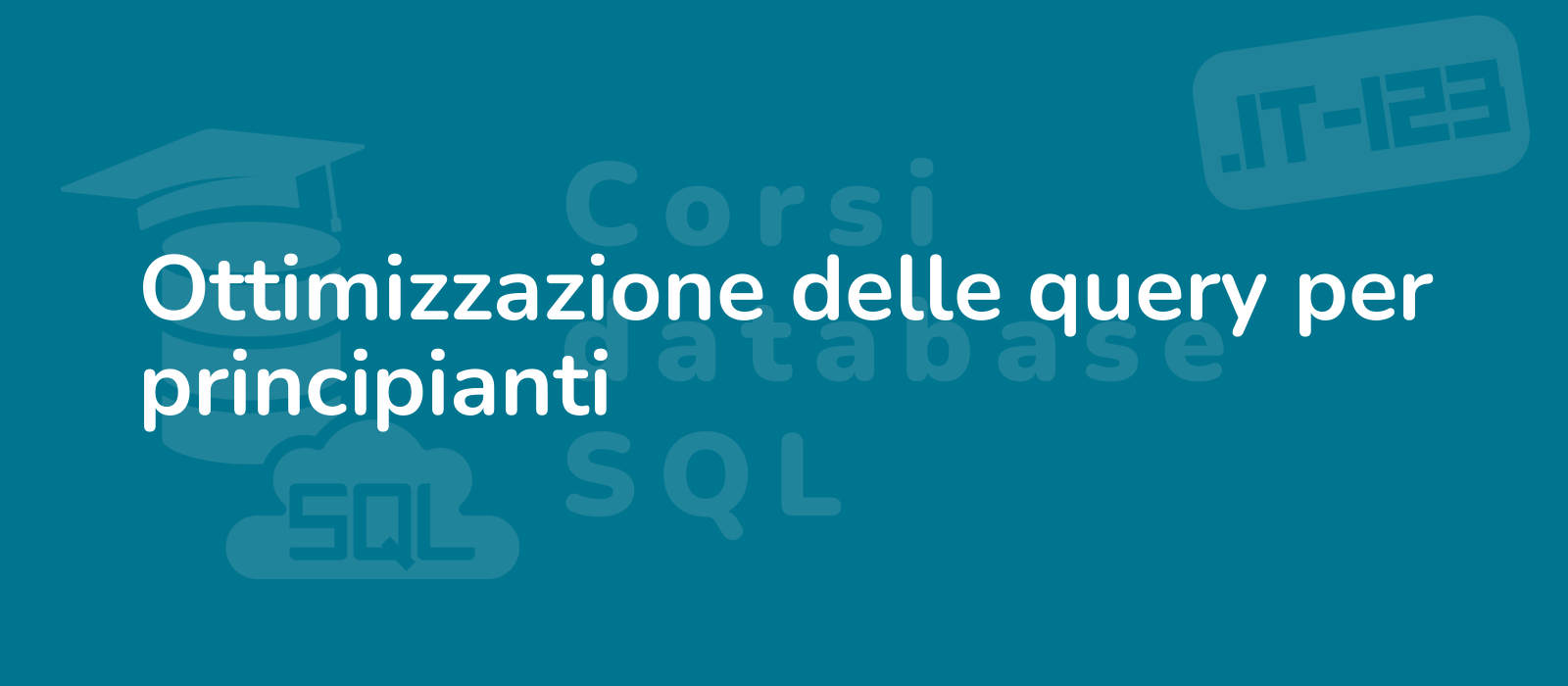 beginner friendly query optimization depicted in a concise engaging image with a modern touch emphasizing simplicity and effectiveness